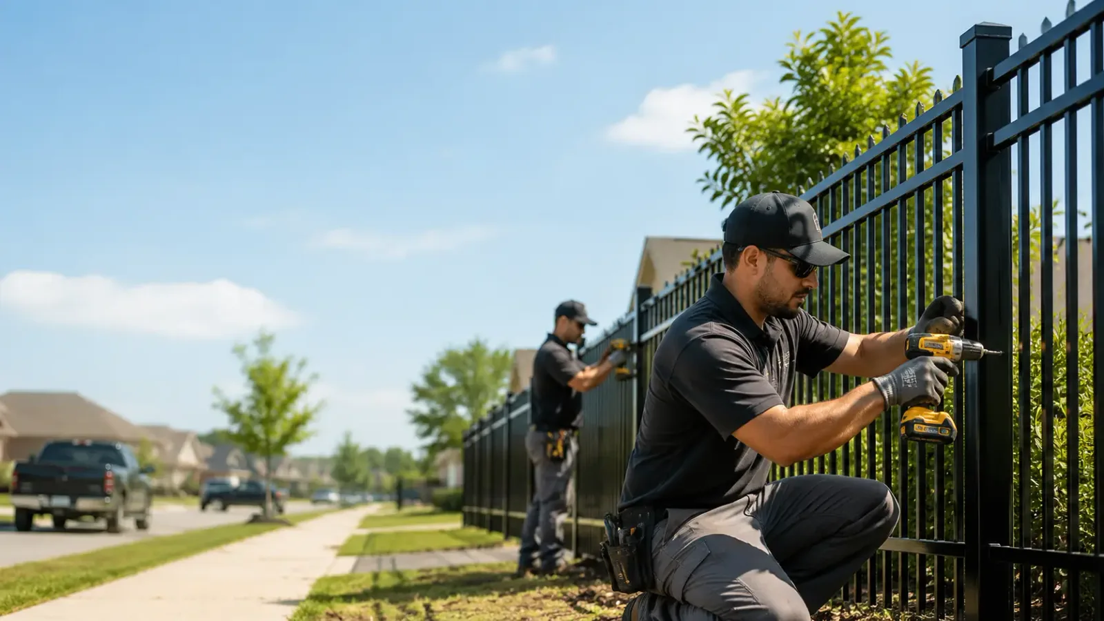 Metal Fence Installation in Marlin, WA